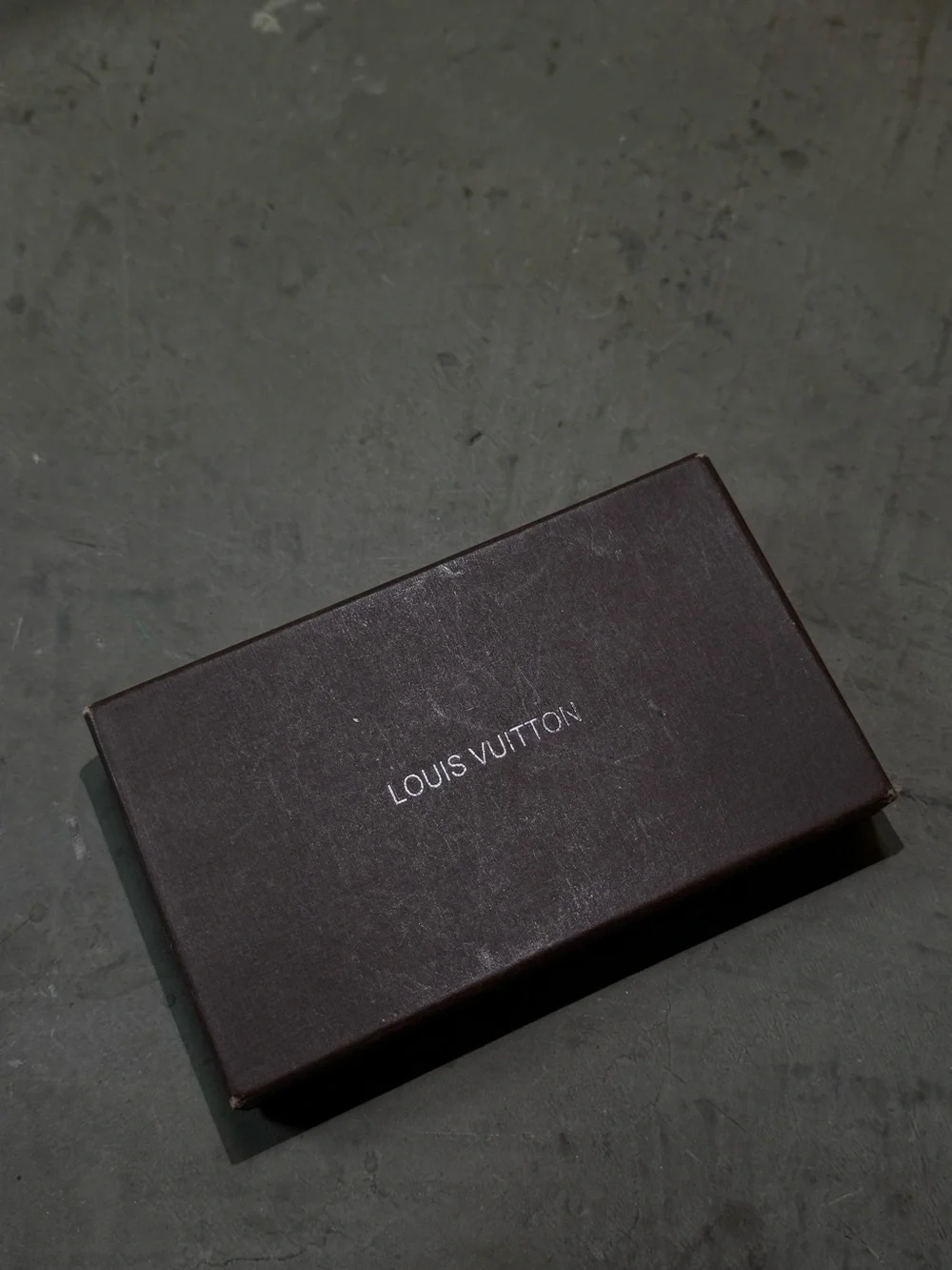 Louis Vuitton Monogram Style Wallet Phone Case Brown Folio Wrist Strap w/ Box